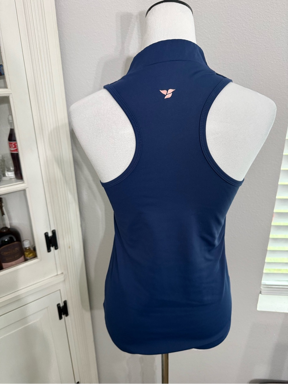Calliope Golf Vita Sleeveless Polo in Navy - Picture 3 of 7